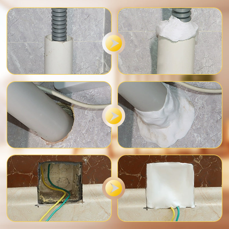 Mastic d'étanchéité imperméable, pâte de remplissage malléable pour colmater les trous dans les murs et les tuyaux