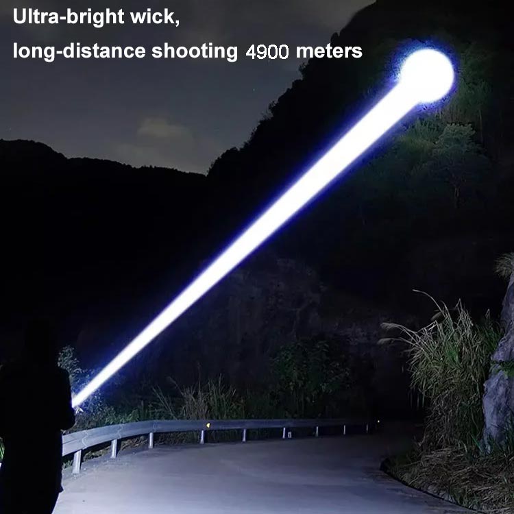 Lampe torche ultra-puissante avec zoom