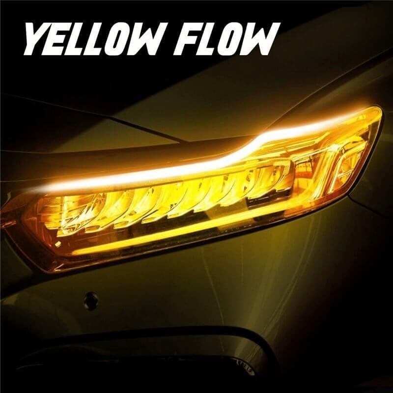 Feu de signalisation automobile flexible à LED de type flux (2 pièces)