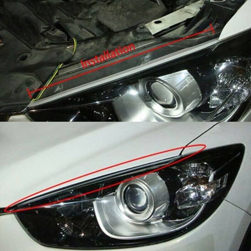 Feu de signalisation automobile flexible à LED de type flux (2 pièces)
