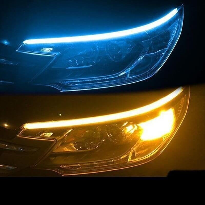 Feu de signalisation automobile flexible à LED de type flux (2 pièces)