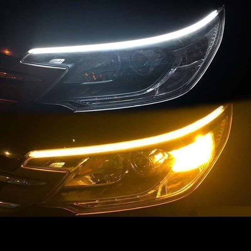 Feu de signalisation automobile flexible à LED de type flux (2 pièces)