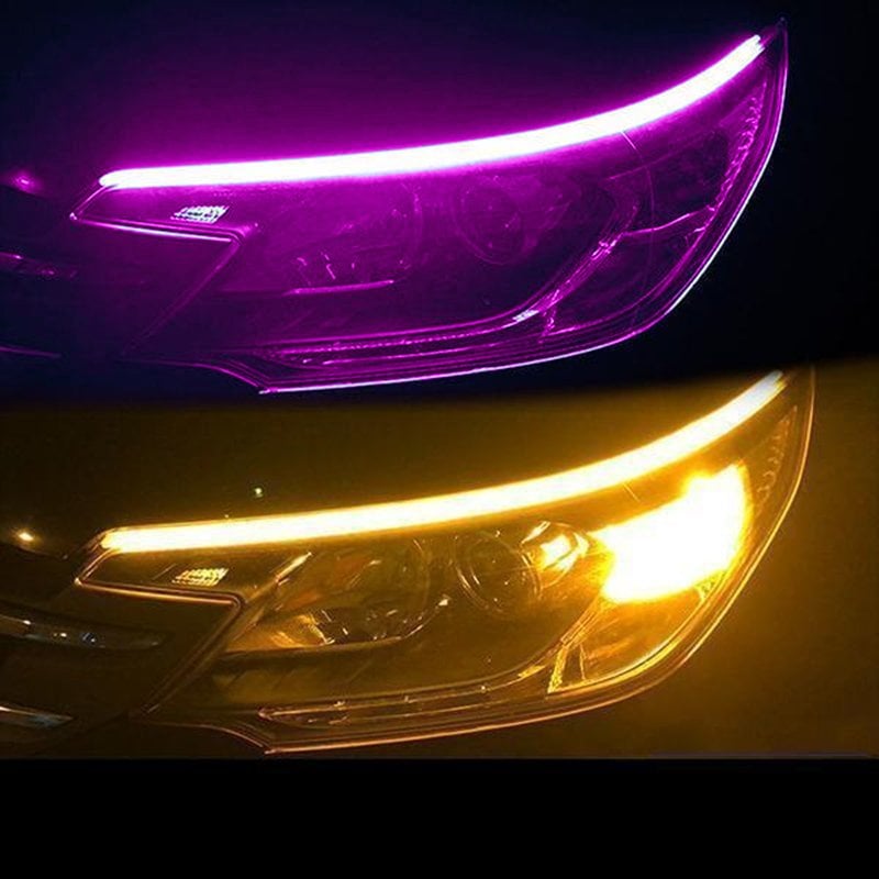 Feu de signalisation automobile flexible à LED de type flux (2 pièces)