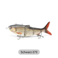 Leurre de pêche robotique multi-articulé avec LED