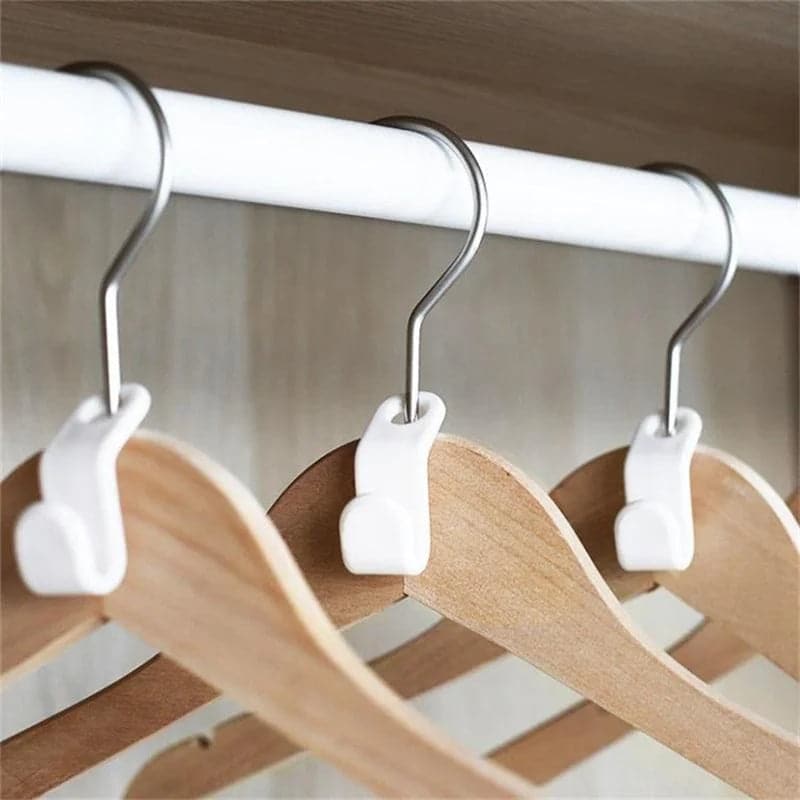 Crochets de connexion pour cintres gain de place – Double l'espace dans le placard, robustes et faciles à utiliser