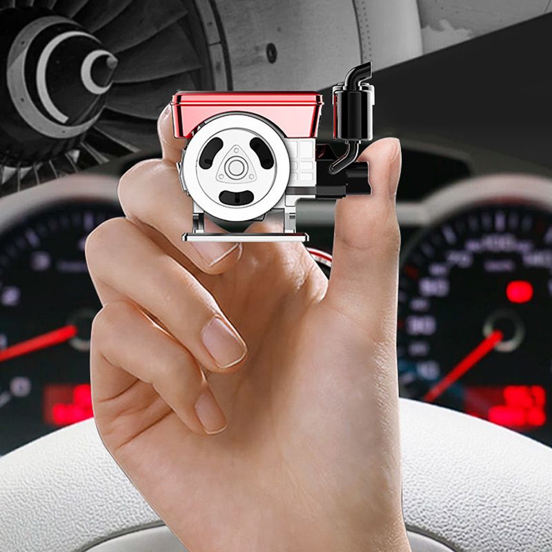 Diffuseur d'aromathérapie solaire rotatif pour voiture