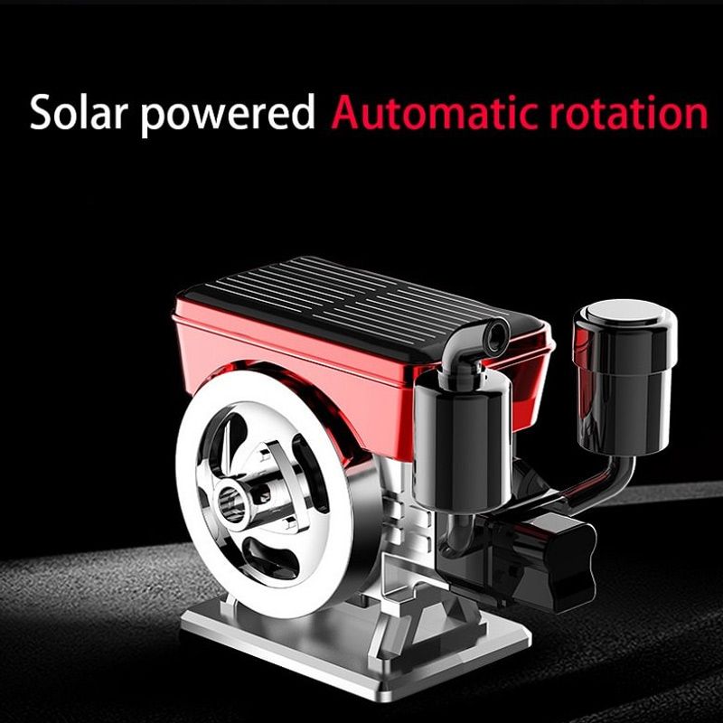 Diffuseur d'aromathérapie solaire rotatif pour voiture
