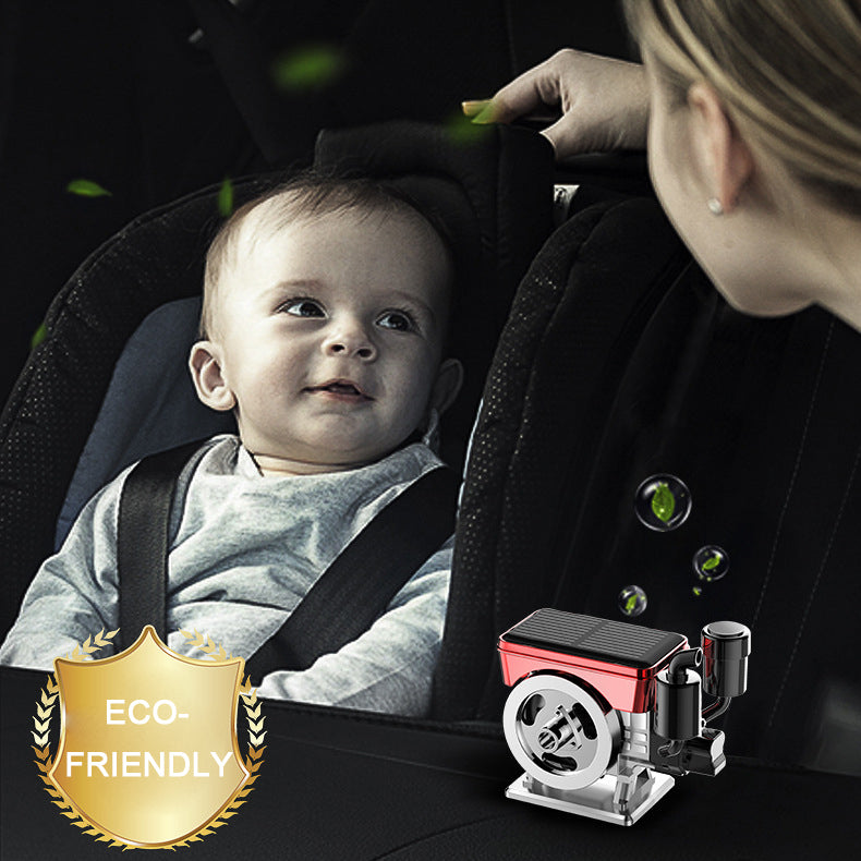 Diffuseur d'aromathérapie solaire rotatif pour voiture