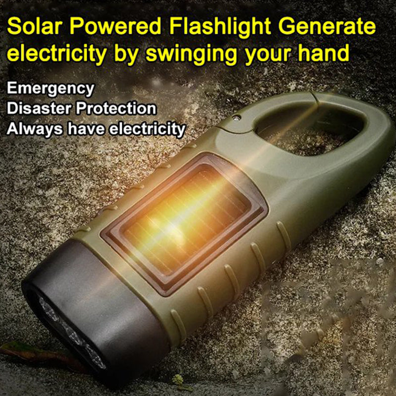 Lampe torche solaire portable pour l'extérieur
