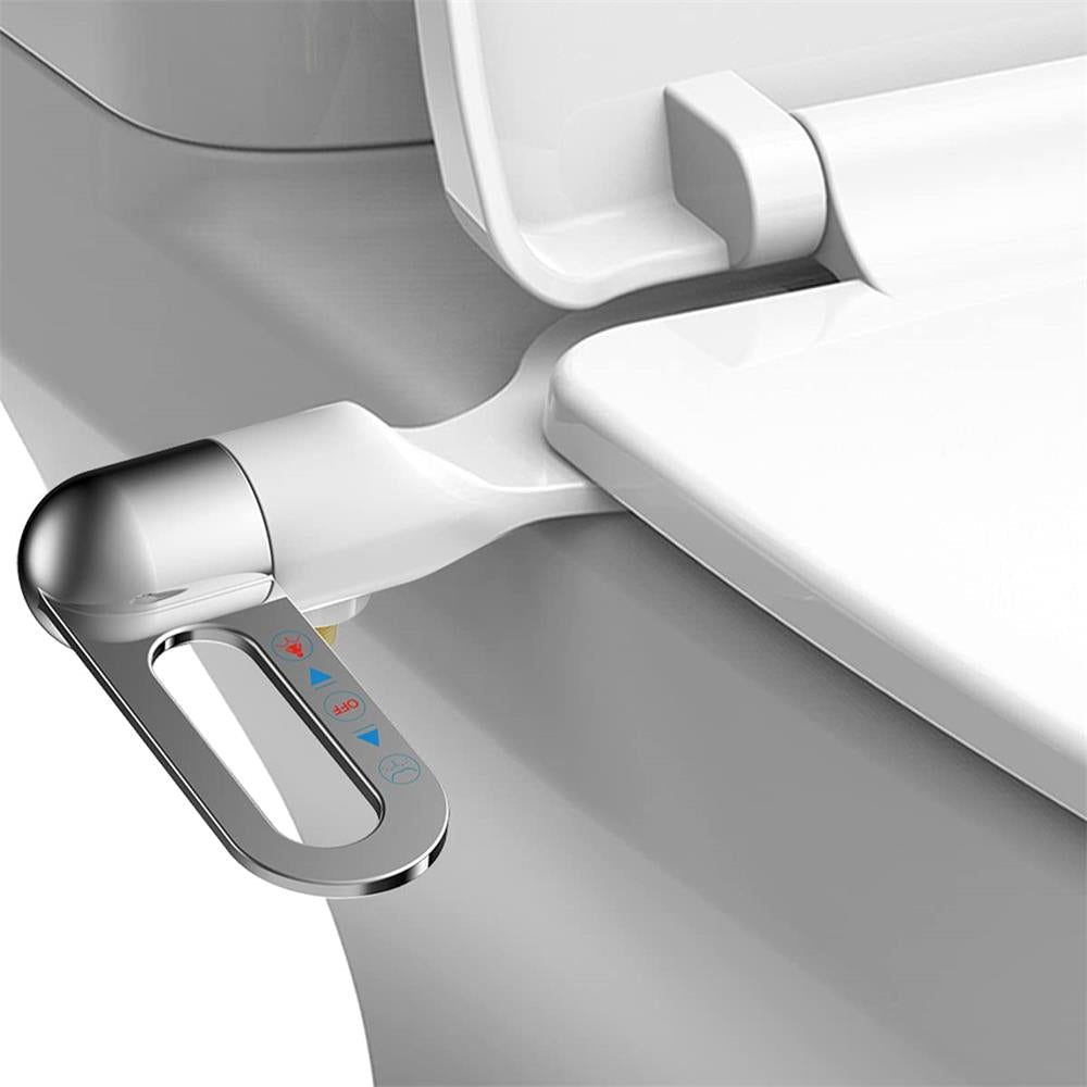 Bidet non électrique pour salle de bain avec double tête de pulvérisation, nettoyeur de toilettes, bidet hygiénique autonettoyant