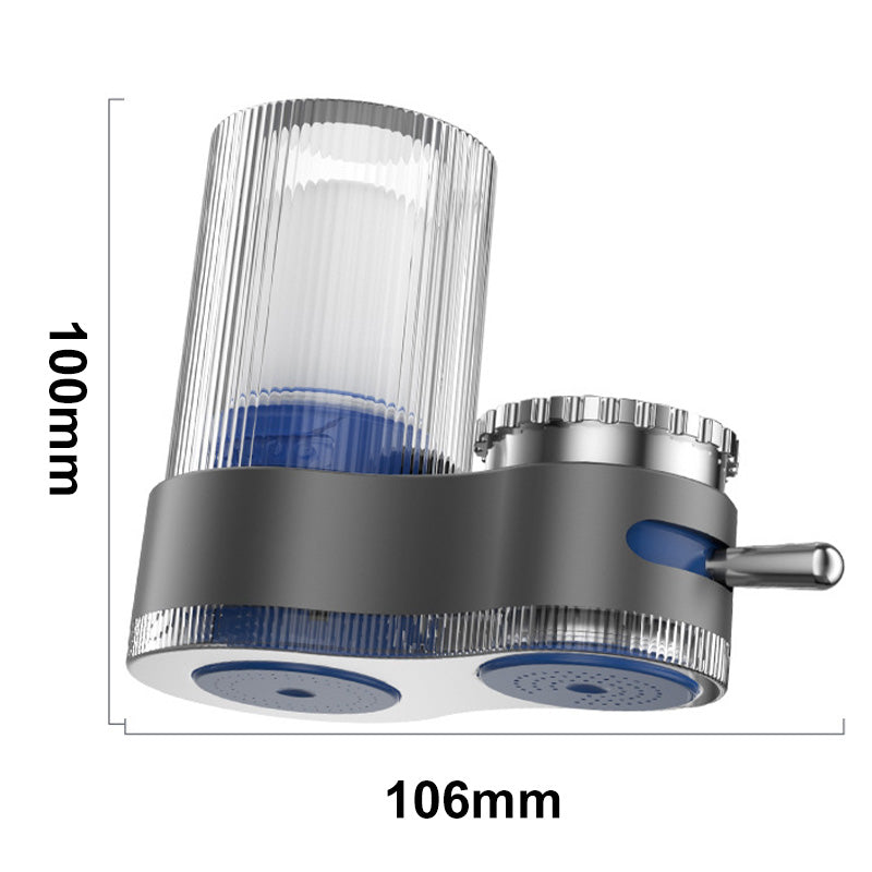 Purificateur d'eau pour robinet avec adaptateurs
