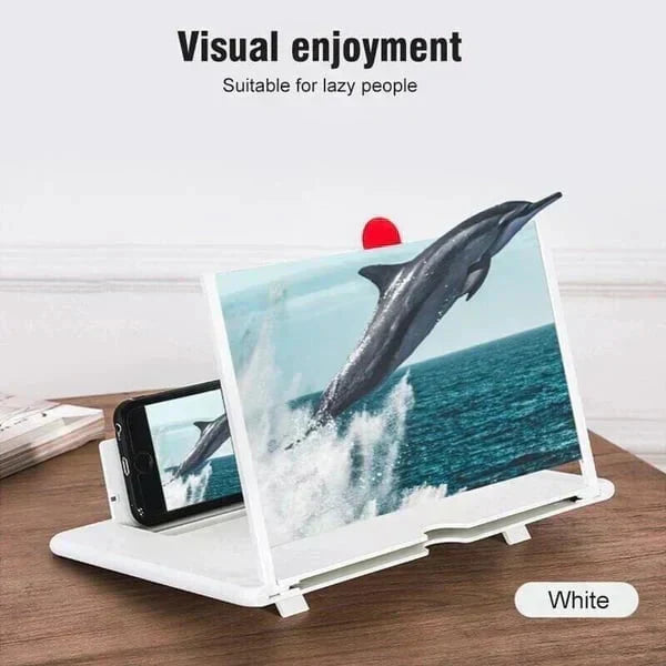Amplificateur de téléphone pliable - Design ultra-fin avec port de charge intégré pour un son clair et puissant