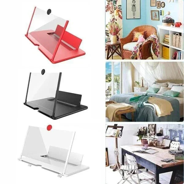Amplificateur de téléphone pliable - Design ultra-fin avec port de charge intégré pour un son clair et puissant