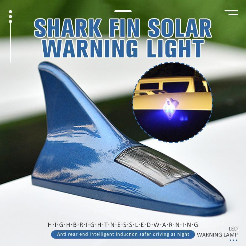 Antenne requin de toit pour voiture à énergie solaire avec voyant LED