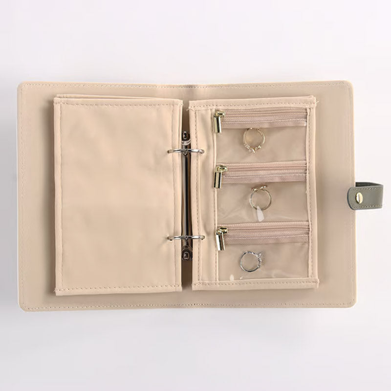 Élégante Trousse de Rangement à Carreaux pour Bijoux