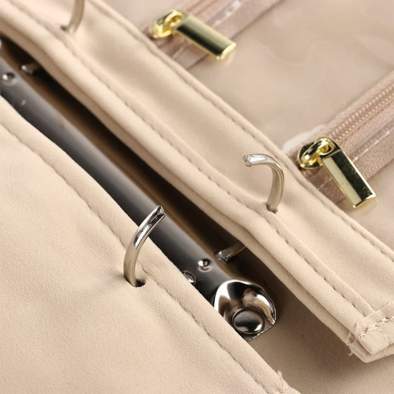 Élégante Trousse de Rangement à Carreaux pour Bijoux