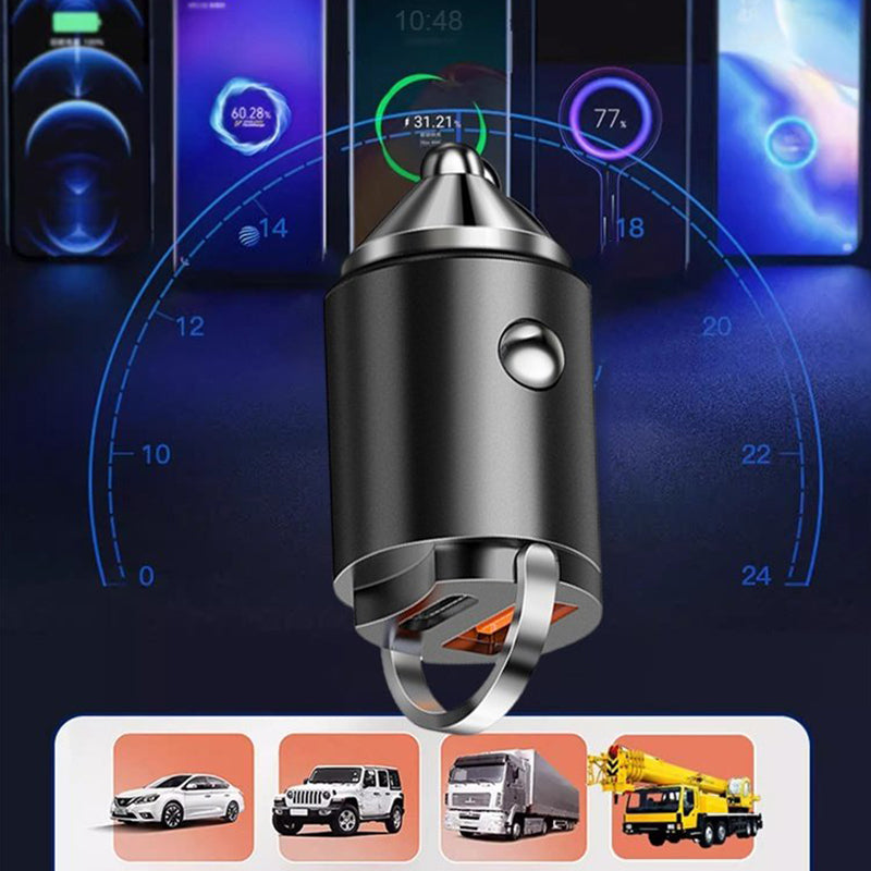 Chargeur de voiture ultra-rapide – Double port PD et QC à charge rapide
