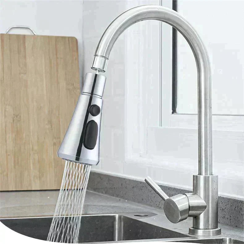 50 % DE RABAIS Robinet pivotant à 360 ° haute pression + adaptateur – Flexible, puissant et économe en eau !