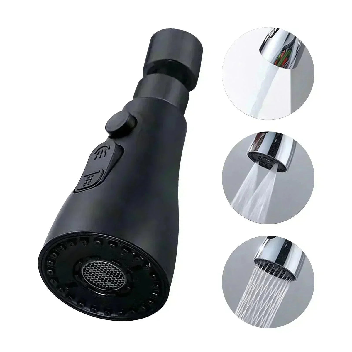50 % DE RABAIS Robinet pivotant à 360 ° haute pression + adaptateur – Flexible, puissant et économe en eau !
