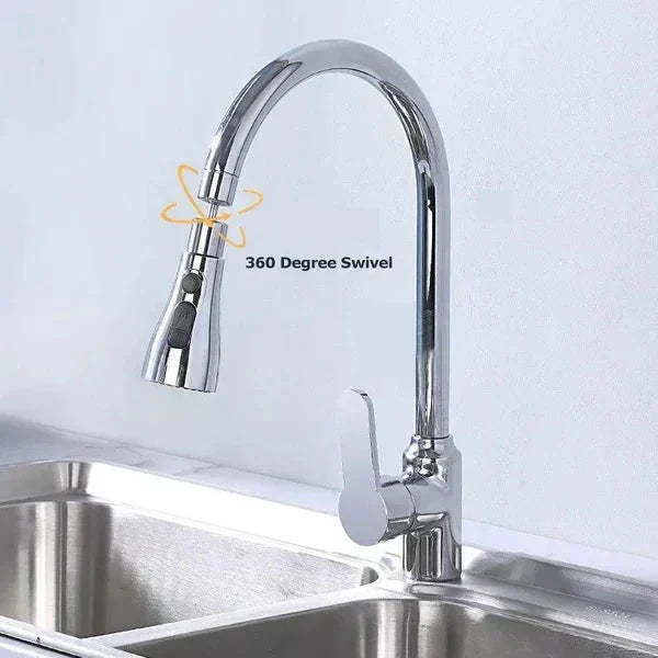 50 % DE RABAIS Robinet pivotant à 360 ° haute pression + adaptateur – Flexible, puissant et économe en eau !