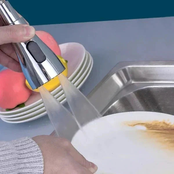 50 % DE RABAIS Robinet pivotant à 360 ° haute pression + adaptateur – Flexible, puissant et économe en eau !
