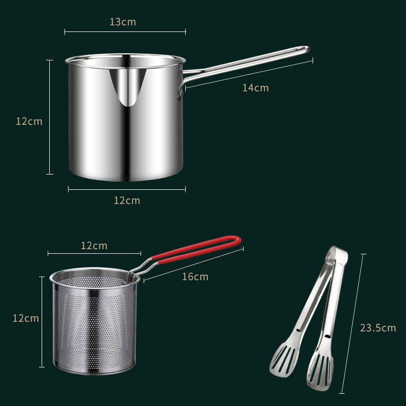 Friteuse multifonction en acier inoxydable 304