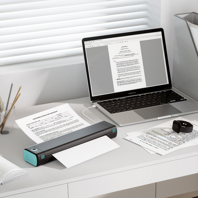 Imprimante thermique portable Bluetooth D810 – Parfaite pour les studios de tatouage, les bureaux et l'impression en déplacement