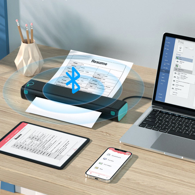 Imprimante thermique portable Bluetooth D810 – Parfaite pour les studios de tatouage, les bureaux et l'impression en déplacement