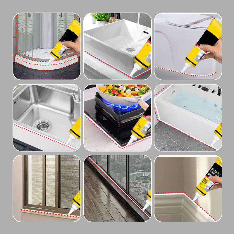 Calfeutrage blanc multifonctionnel imperméable avec grattoir