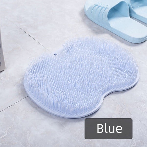 2026 50 000+ VENDUS ! Coussin de massage pour pieds et dos sous la douche – 500+ poils en caoutchouc souple, base à ventouse puissante. Nettoie et masse les pieds, le dos et
