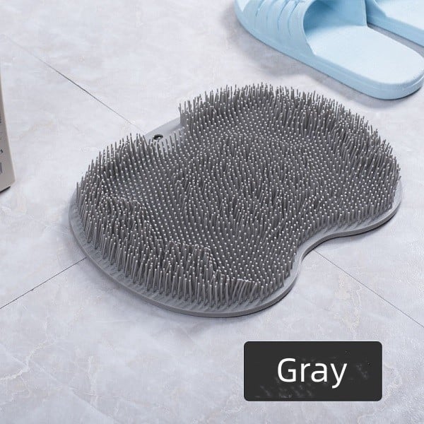 2026 50 000+ VENDUS ! Coussin de massage pour pieds et dos sous la douche – 500+ poils en caoutchouc souple, base à ventouse puissante. Nettoie et masse les pieds, le dos et