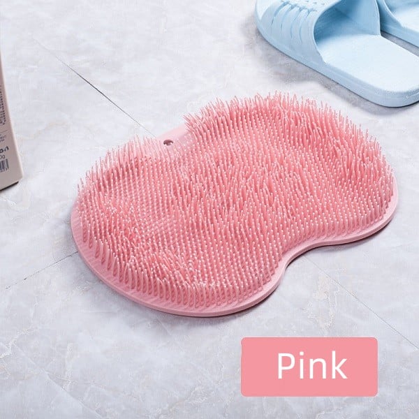 2026 50 000+ VENDUS ! Coussin de massage pour pieds et dos sous la douche – 500+ poils en caoutchouc souple, base à ventouse puissante. Nettoie et masse les pieds, le dos et