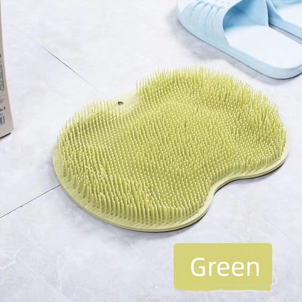 2026 50 000+ VENDUS ! Coussin de massage pour pieds et dos sous la douche – 500+ poils en caoutchouc souple, base à ventouse puissante. Nettoie et masse les pieds, le dos et