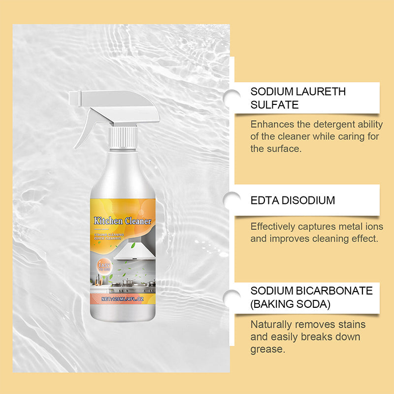 Spray nettoyant dégraissant efficace pour la cuisine !