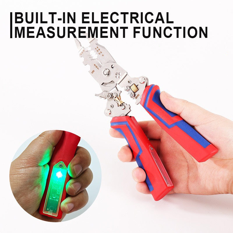 Pinces d'électricien pliantes multifonctionnelles avec fonction de mesure électrique