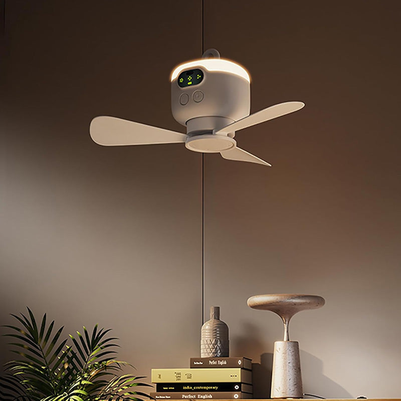 Ventilateur de plafond rechargeable avec éclairage LED !