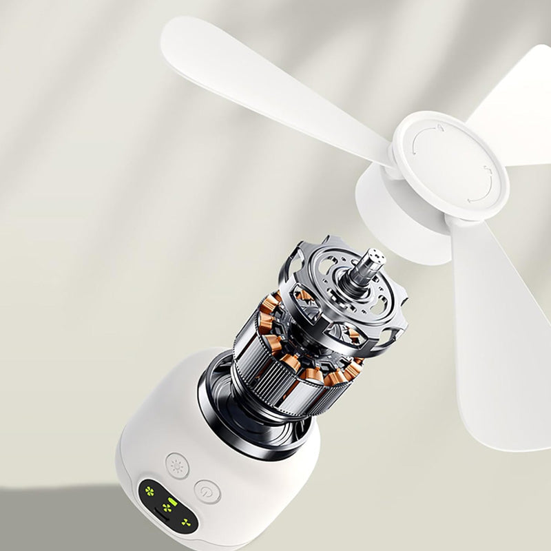 Ventilateur de plafond rechargeable avec éclairage LED !