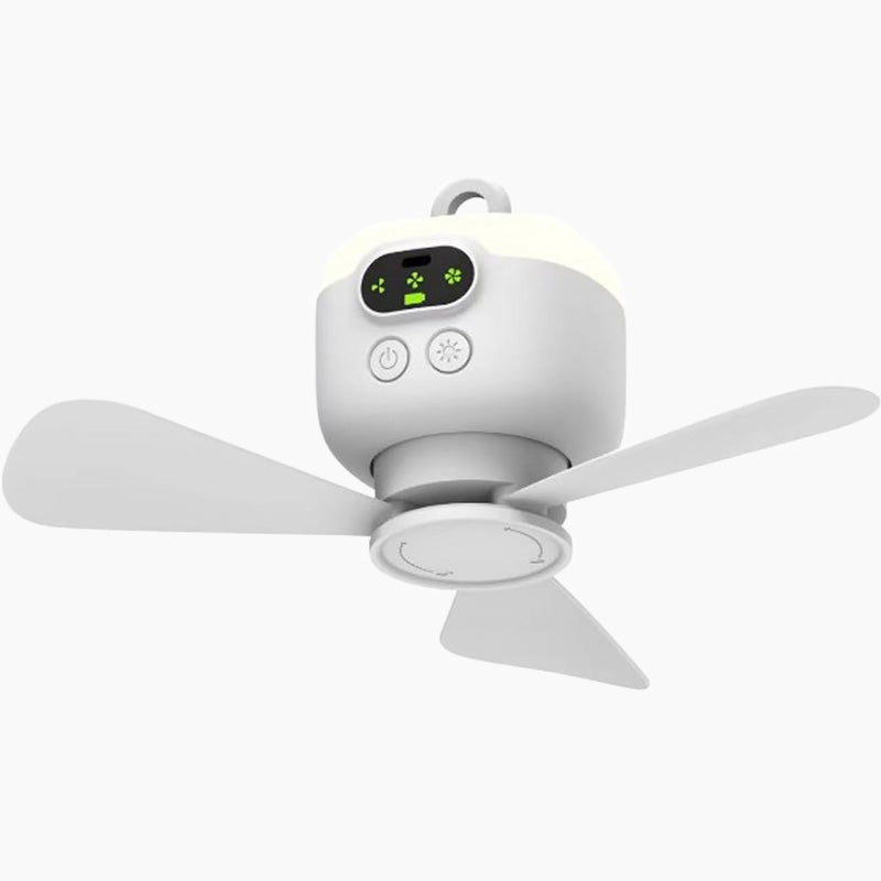 Ventilateur de plafond rechargeable avec éclairage LED !