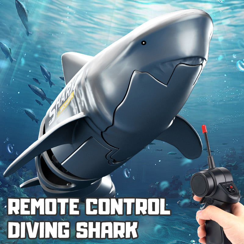 MAINTENANT ! Jouet Requin Plongeur Télécommandé – Action de Nage Réaliste et Étanche – Cadeau Interactif pour Piscine et Bain pour Enfants