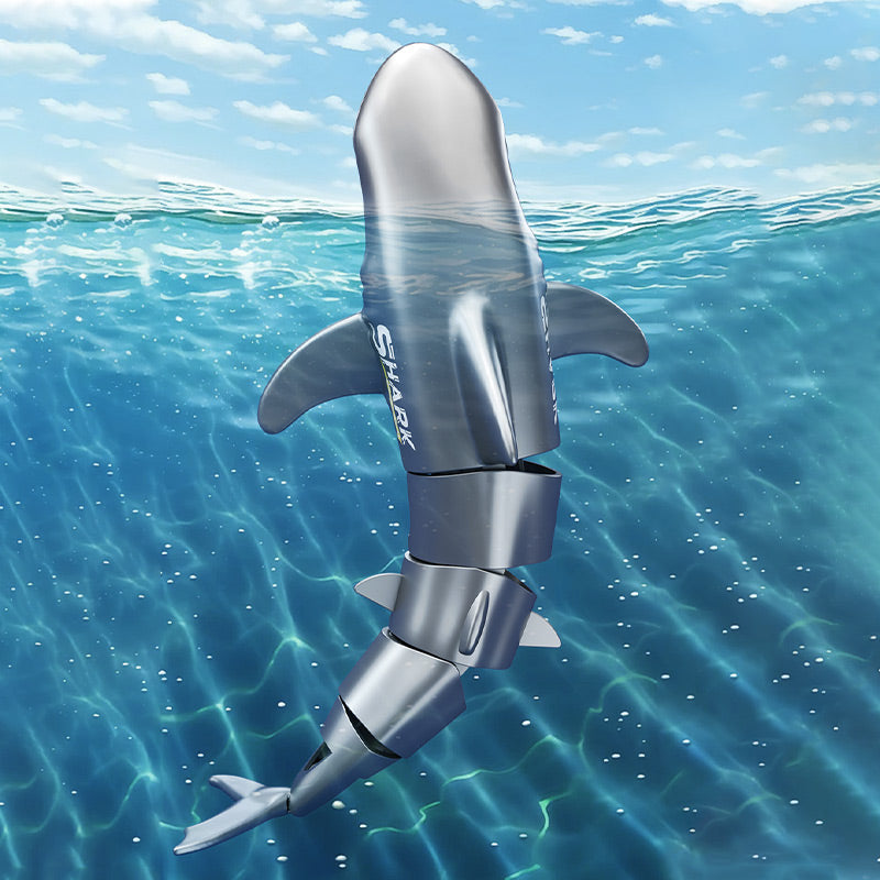 MAINTENANT ! Jouet Requin Plongeur Télécommandé – Action de Nage Réaliste et Étanche – Cadeau Interactif pour Piscine et Bain pour Enfants