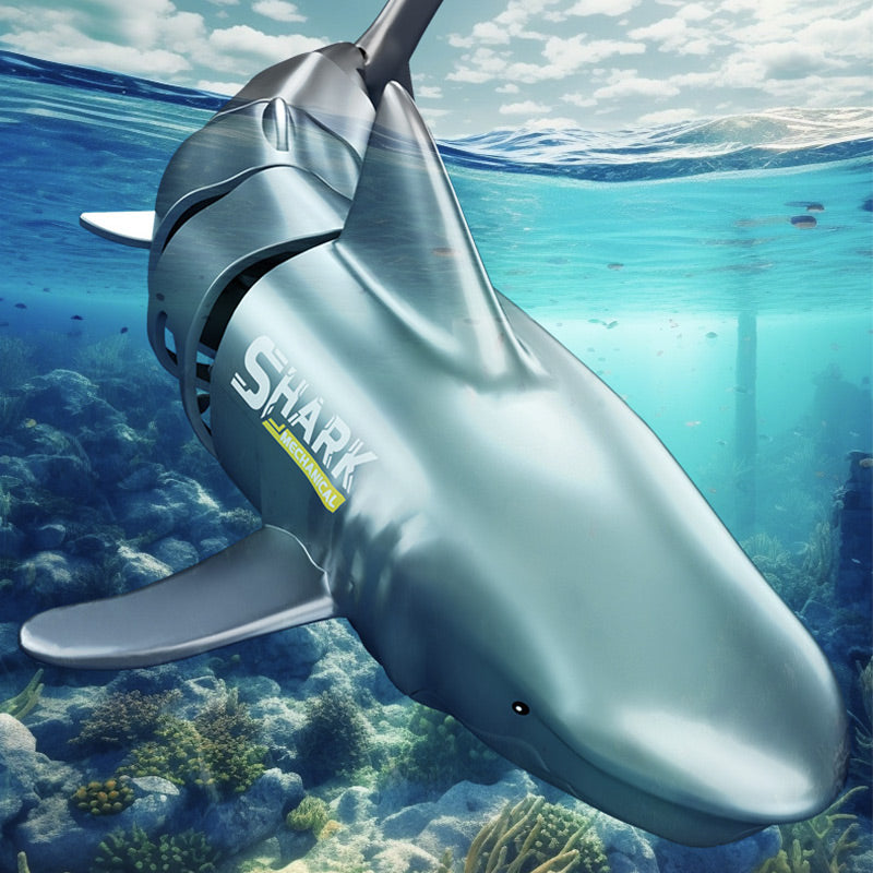 MAINTENANT ! Jouet Requin Plongeur Télécommandé – Action de Nage Réaliste et Étanche – Cadeau Interactif pour Piscine et Bain pour Enfants