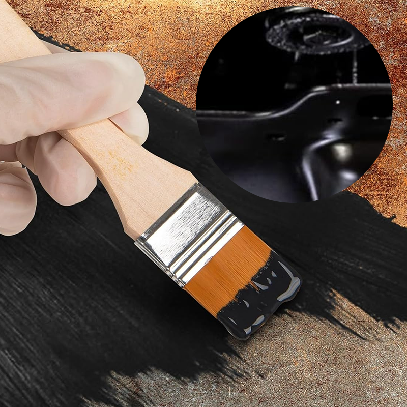Peinture Métallique Antirouille – Une seule couche arrête la rouille, pas de ponçage, pas de fumées. Sèche pour donner une finition métallique élégante. Parfait pour les outils de jardin et les portails.