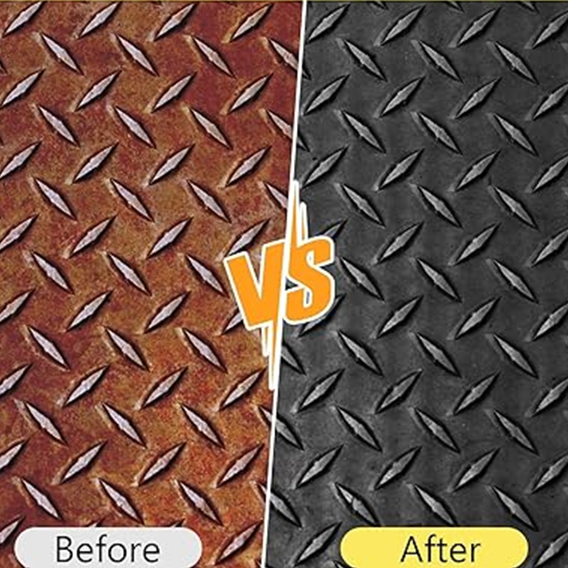 Peinture Métallique Antirouille – Une seule couche arrête la rouille, pas de ponçage, pas de fumées. Sèche pour donner une finition métallique élégante. Parfait pour les outils de jardin et les portails.
