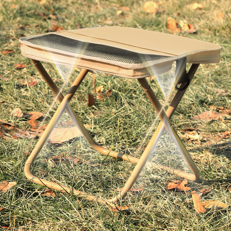 Chaise pliante d'extérieur 2-en-1 avec sac