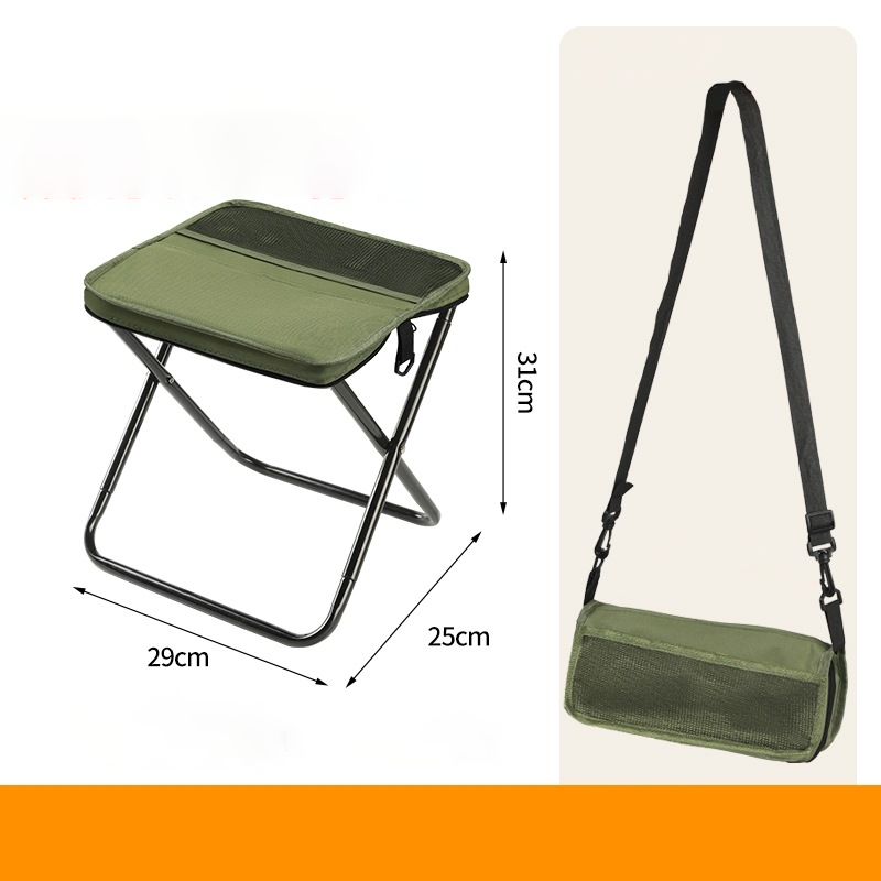 Chaise pliante d'extérieur 2-en-1 avec sac
