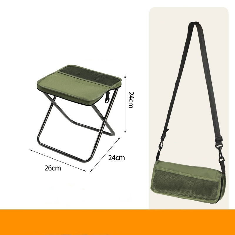 Chaise pliante d'extérieur 2-en-1 avec sac