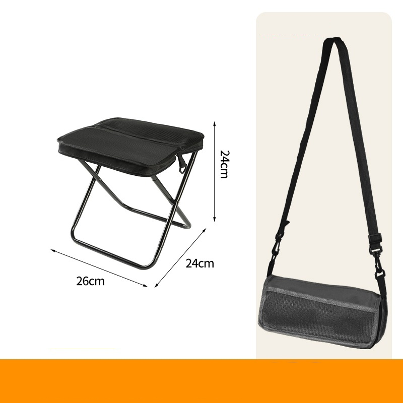 Chaise pliante d'extérieur 2-en-1 avec sac