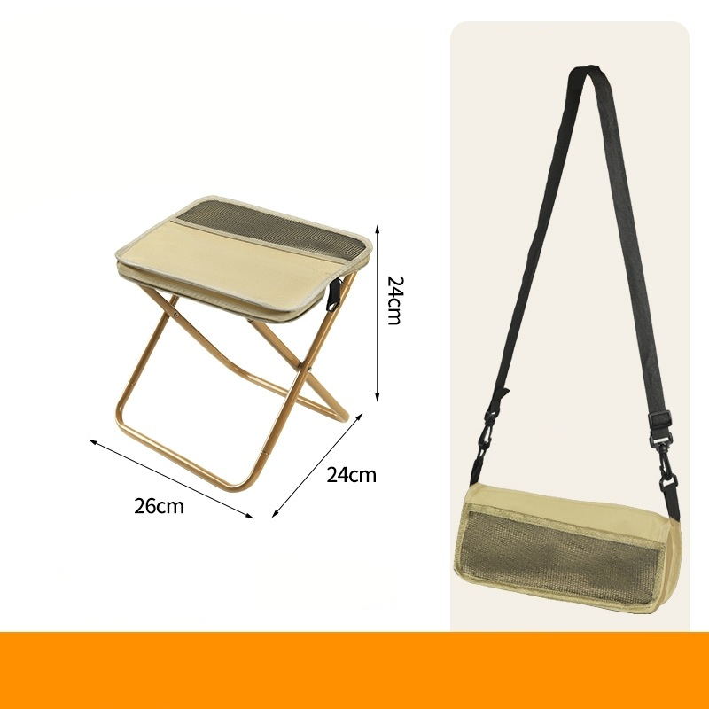 Chaise pliante d'extérieur 2-en-1 avec sac