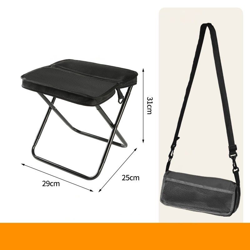 Chaise pliante d'extérieur 2-en-1 avec sac