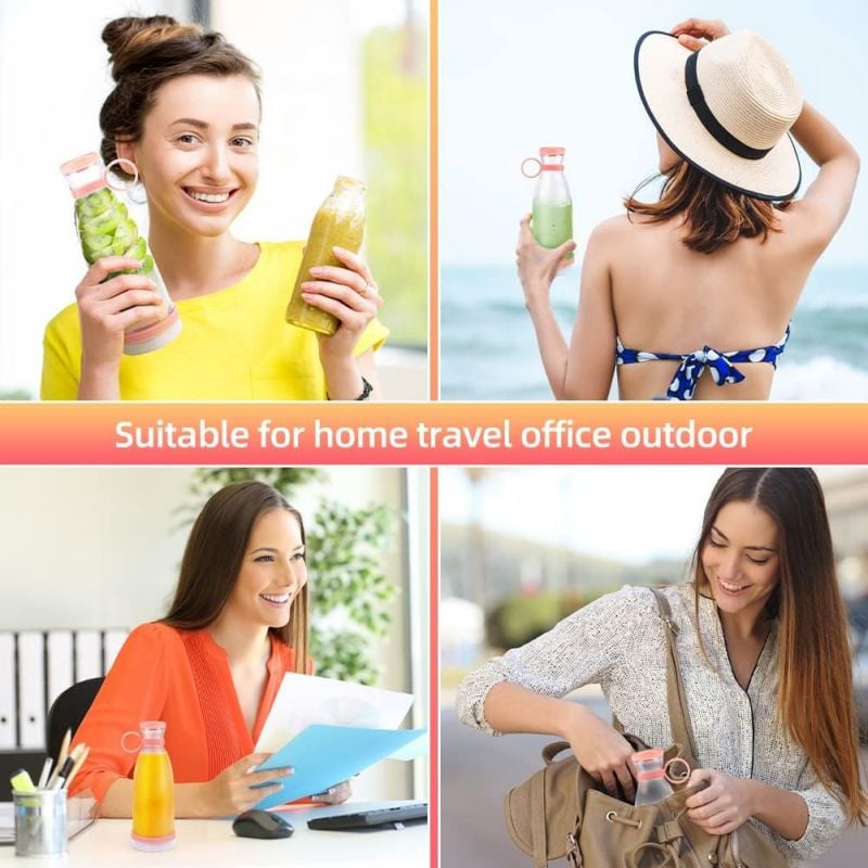 Extracteur de jus portable – Jus frais à tout moment, rechargeable par USB et facile à nettoyer